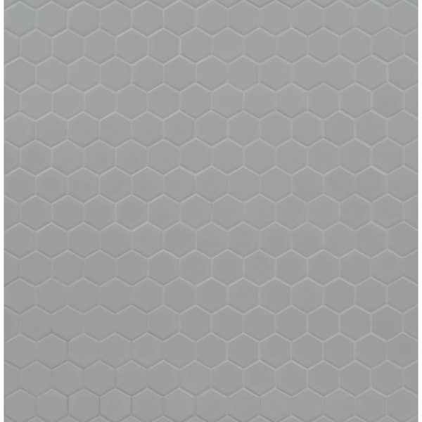 Msi Retro Hexo Gray 12.6 In. X 11.02 In. X 6 Mm Porcelain Mesh-Mounted Mosaic Tile, 15PK ZOR-MD-0216 - main